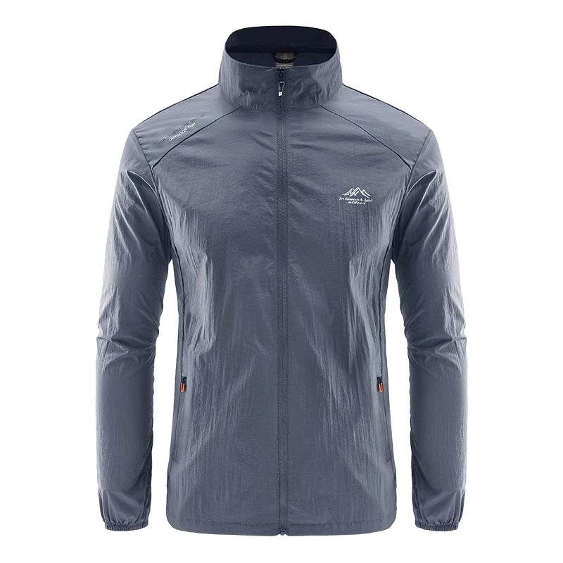 MuLS Men's Summer Windbreaker Jacket - Ultralight Casual Fishing Coat - Buy Center US