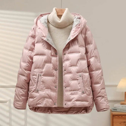 2024 Women’s Casual Hooded White Duck Down Coat - Autumn Winter Fashion - Buy Center US