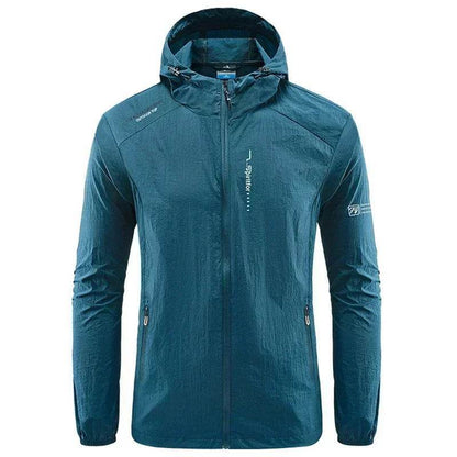 BOOERJUE Men's Thin Quick Dry Jacket - Sun-Protective Hooded Windbreaker - Buy Center US