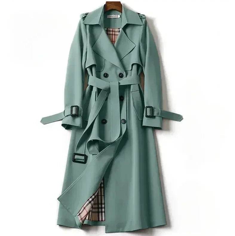 BiggOrange Women's Casual Solid Color Long Sleeve Spring Coat - Buy Center US