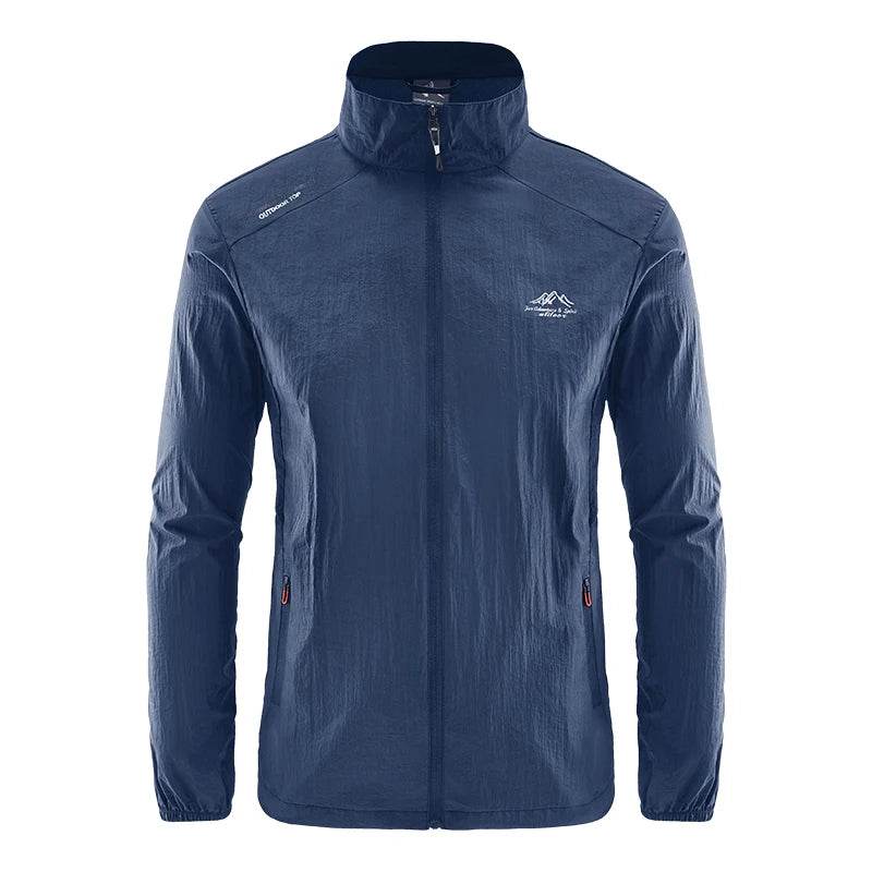 MuLS Men's Summer Windbreaker Jacket - Ultralight Casual Fishing Coat - Buy Center US