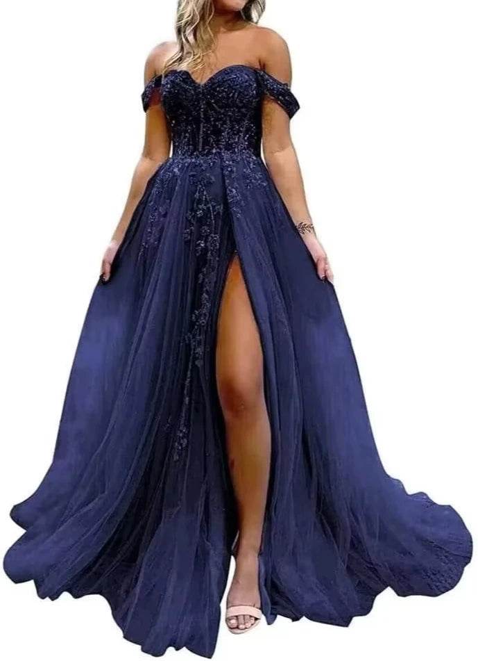 NIXUANYUAN Women's Evening Gala Dress - Sweetheart Lace A-Line Gown - Buy Center US