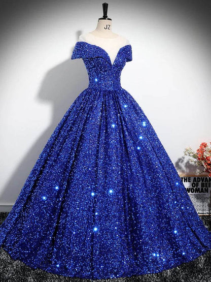 GUXQD Customized Ball Gown Quinceanera Dress - Sequins & V-Neck - Buy Center US