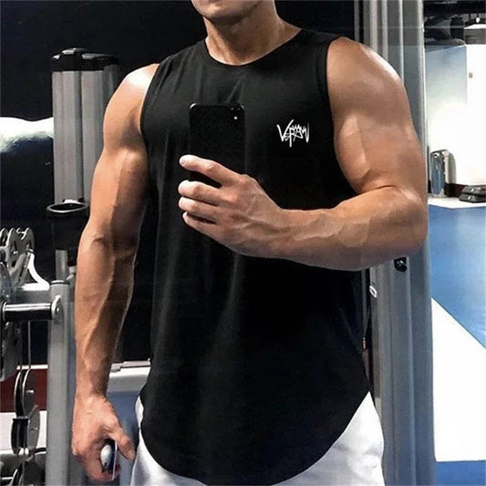 RUASPV Men's Gym Fitness Tank Top - Quick-Drying Sleeveless Casual Vest - Buy Center US