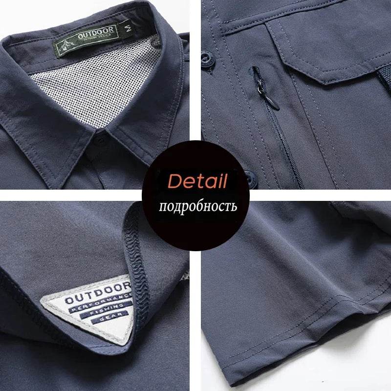 Wolf Inheritance Men's Tactical Short Sleeve Shirt - Quick Dry & Breathable - Buy Center US