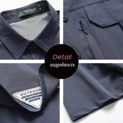 Wolf Inheritance Men's Tactical Short Sleeve Shirt - Quick Dry & Breathable - Buy Center US
