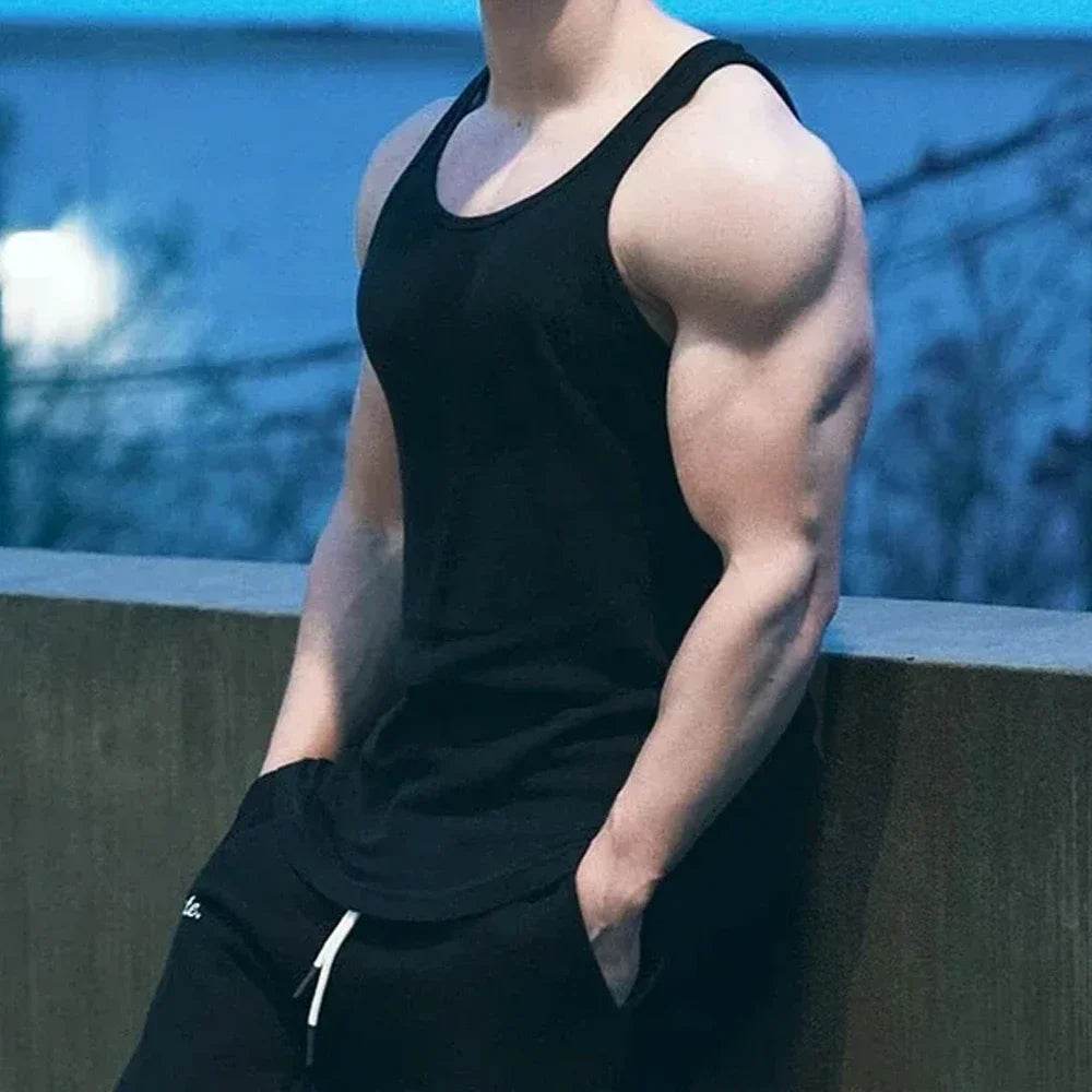 Men's Slim Fit Breathable Tank Top - Summer Workout Gym Vest - Buy Center US