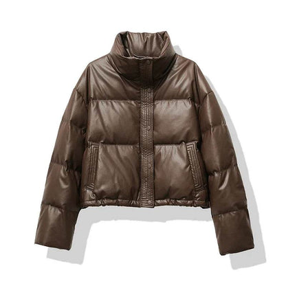 Heliar Women's Vintage Cotton-Padded Jacket - Thickened, Warm Hoodless - Buy Center US