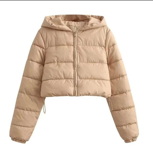 Women's Fall Winter Down Coat - Oversized Puffer Jacket, Zippered - Buy Center US