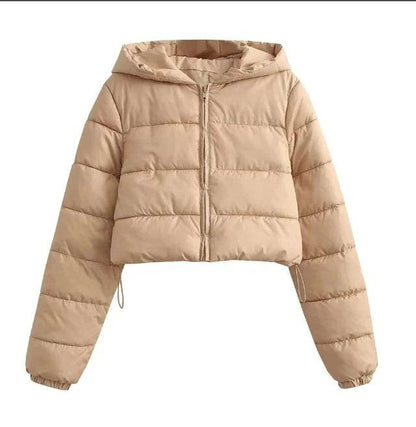 Women's Fall Winter Down Coat - Oversized Puffer Jacket, Zippered - Buy Center US
