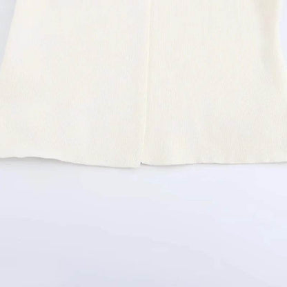 TRAF Women's Elegant Short Sleeve Jacket - Casual Knit Outerwear - Buy Center US