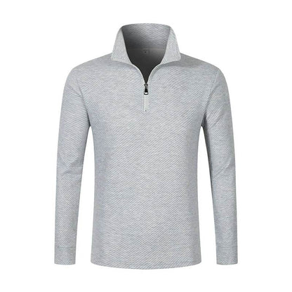 FYZS Men's Long Sleeve Polo Shirt - Comfortable, Breathable Casual Top - Buy Center US