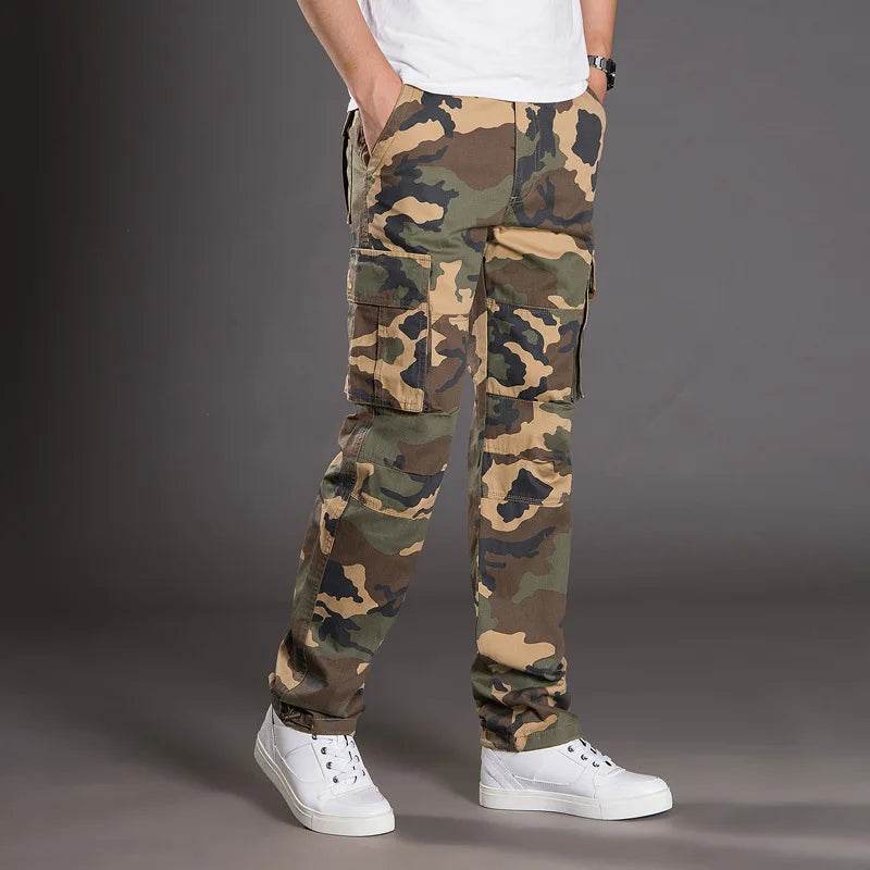 2025 Men's Cargo Pants - Multi Flap Pockets, Loose Fit for Outdoor - Buy Center US