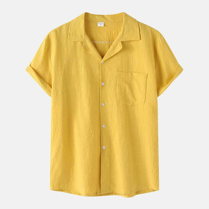WHooHoo Men's Casual Shirt - Plus Size Breathable Cotton Linen Top - Buy Center US