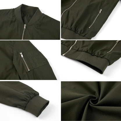 ReFire Gear Men's Lightweight Bomber Jacket - Casual Spring & Autumn Style - Buy Center US