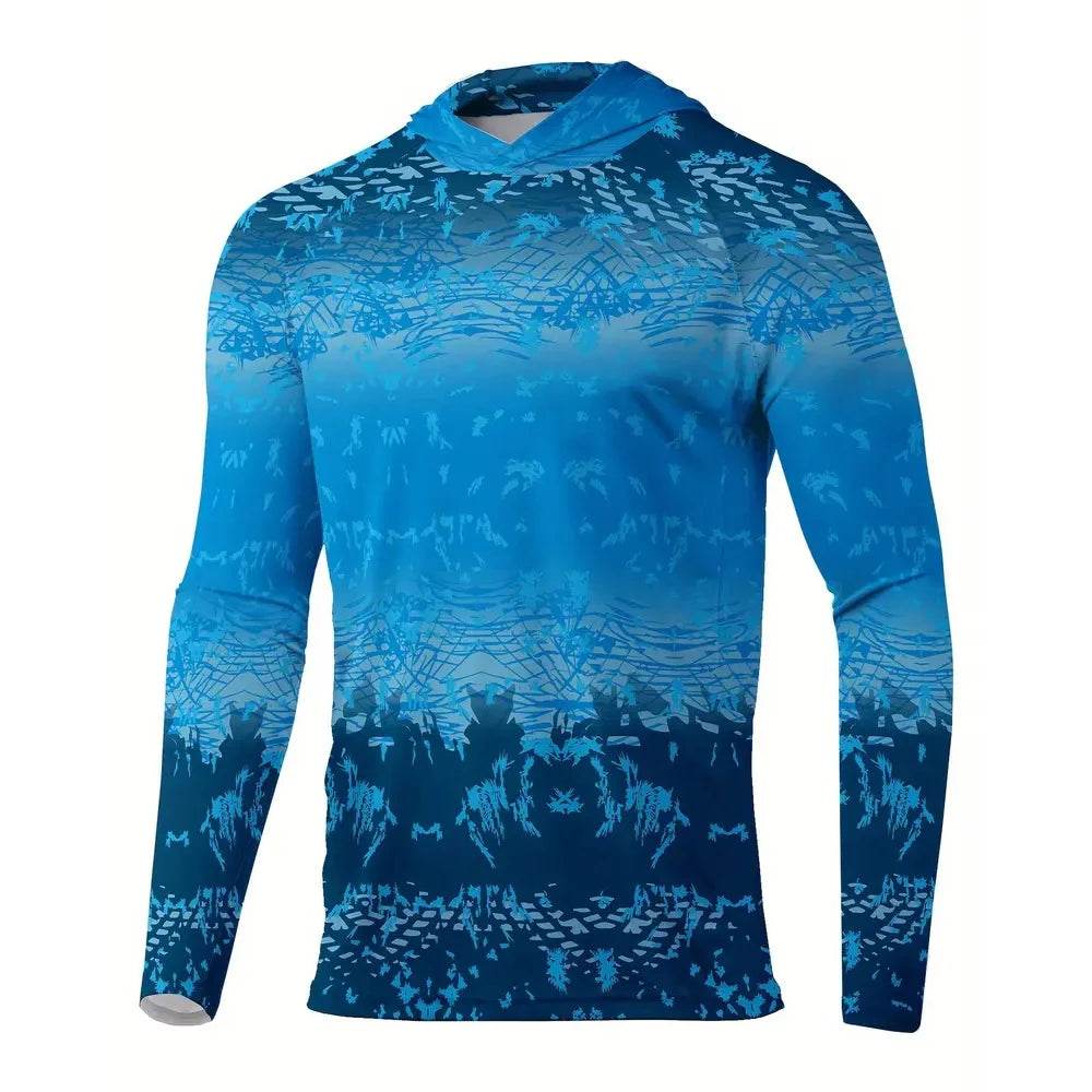 2025 Men's UPF 50+ Sun Protection Hoodie - Quick Dry & Breathable Shirt - Buy Center US