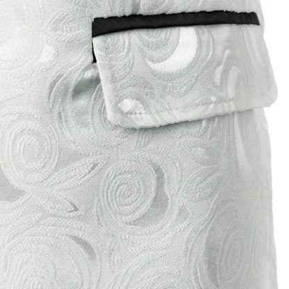 Men's Floral Texture Suit Jacket - Luxury Blazer for Weddings & Parties - Buy Center US