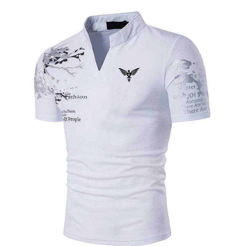 DINGSHITE Men's Casual Polo Shirt - Short Sleeve Comfortable Fit - Buy Center US