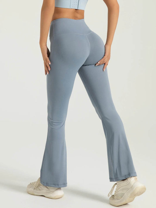 Women's High Waisted Bootcut Yoga Pants - Stylish Flared Activewear - Buy Center US