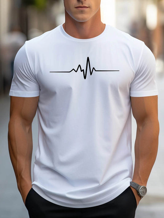 GUILAN Men's 100% Cotton Casual Graphic T-Shirt - Slim Fit & Breathable - Buy Center US
