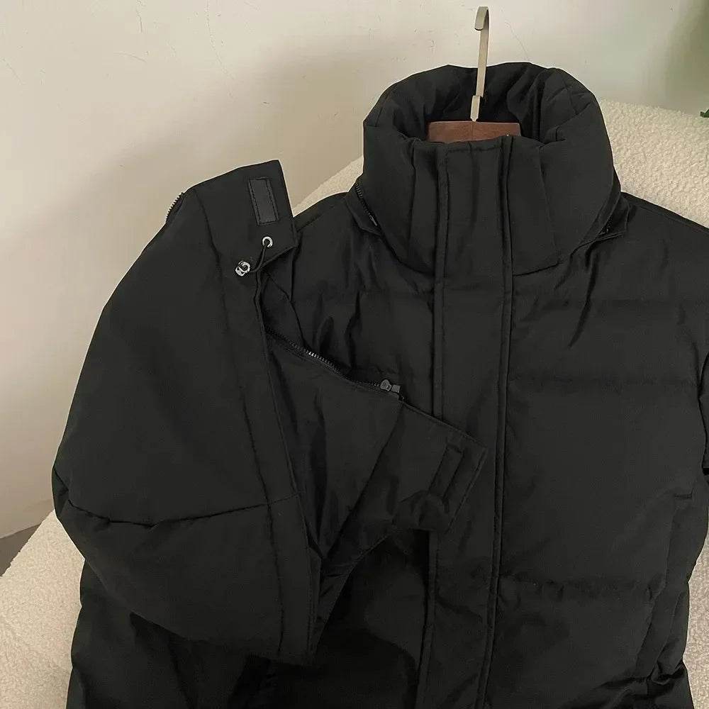 Black Gold Women’s Down Jacket - Thickened Warm Winter Coat - Buy Center US