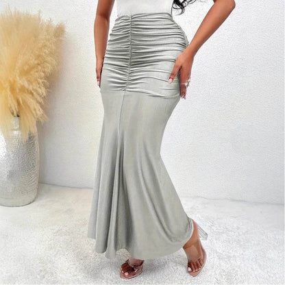 Elegant Vintage Mermaid Skirt for Women - Spring Autumn Office Style - Buy Center US
