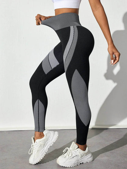Women's High Waist Yoga Leggings - Seamless Tummy Control & Stretchy - Buy Center US