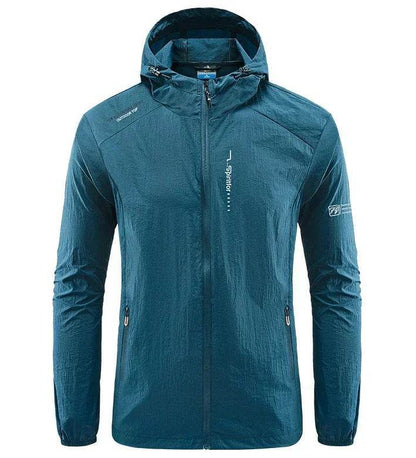 BOOERJUE Men's Thin Quick Dry Jacket - Sun-Protective Hooded Windbreaker - Buy Center US