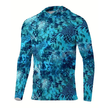 2025 Men's UPF 50+ Sun Protection Hoodie - Quick Dry & Breathable Shirt - Buy Center US