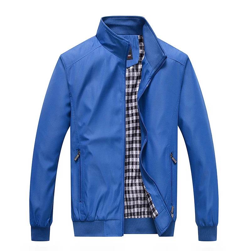 Men's Casual Jacket - Loose Fit Spring Autumn Baseball Cardigan - Buy Center US