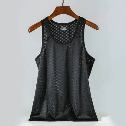 2024 Men's Summer Mesh Tank Tops - Quick-Drying & Breathable Vest - Buy Center US