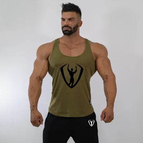 2024 Men's Cotton Gym Tank Tops - Casual Sleeveless Fitness Vest - Buy Center US