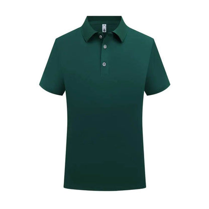 Classic Black Polo T-Shirt for Men - Casual & Breathable Summer Wear - Buy Center US