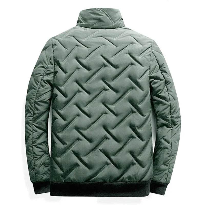 Men's Casual Lightweight Parka Jacket - Warm, Zipper Closure for Fall - Buy Center US
