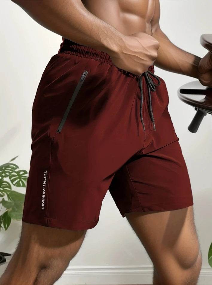 Men's Quick Drying Sports Shorts - Breathable Drawstring Waist for Summer - Buy Center US