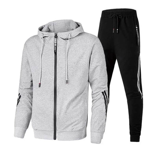 VIPOL Men's Pullover Hoodie Sweatsuit - High-Quality Casual Sportswear - Buy Center US