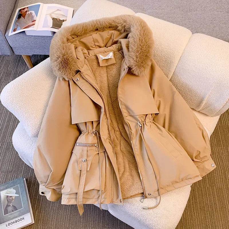 2024 Women’s Winter Jacket - Thick Down Coat with Pockets - Buy Center US