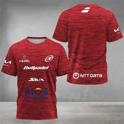 2025 Men's 3D Printed Tennis T-Shirt - Breathable, Quick Dry Design - Buy Center US
