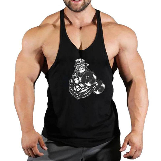 Men's Casual Gym Tank Top - Sleeveless Fitness Vest for All Seasons - Buy Center US