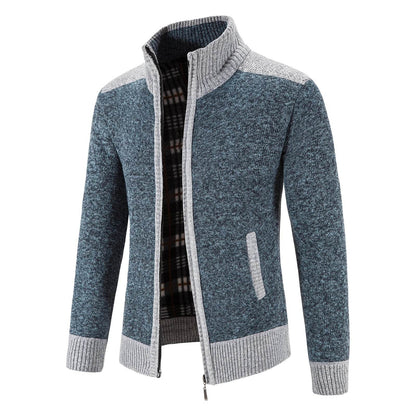 ENWEIGE Men's Fleece Sweater Coat - Warm Knit Zip Windbreaker Jacket - Buy Center US