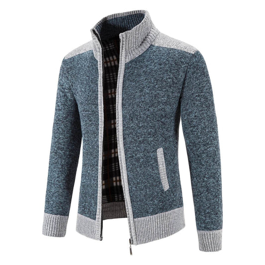 ENWEIGE Men's Fleece Sweater Coat - Warm Knit Zip Windbreaker Jacket - Buy Center US