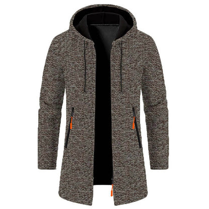 WHooHoo Men's Thin Fleece Jacket - Hooded, Casual Autumn Outerwear - Buy Center US