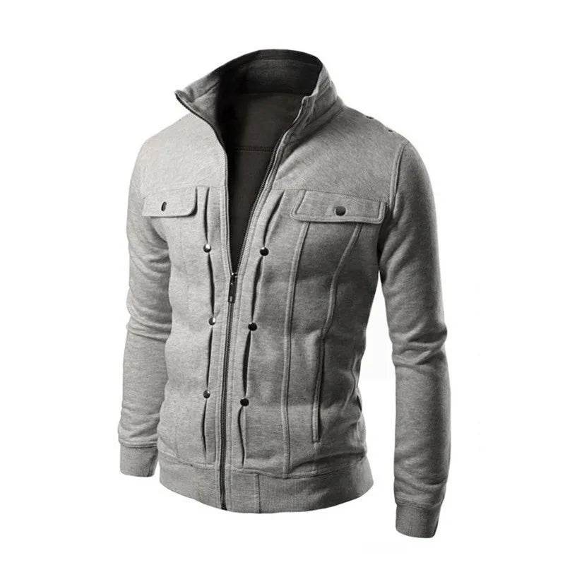 2025 Men’s Casual Zipper Jacket - Thin Spring Cardigan for Outdoor Travel - Buy Center US