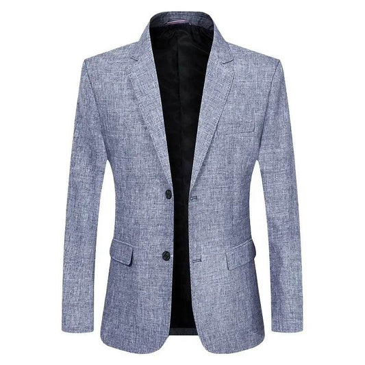 Spring Summer Men's Slim Fit Blazer - Smart Casual Business Jacket - Buy Center US