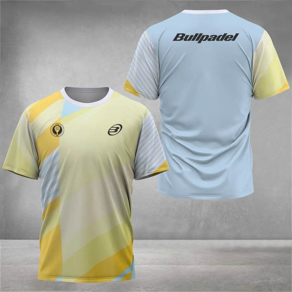 Cool Padel Men's Breathable Quick Dry Summer Tee - Casual & Lightweight - Buy Center US