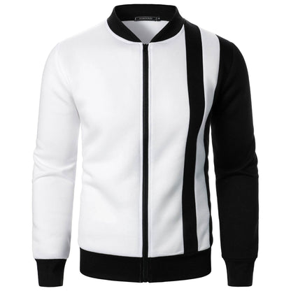 Casual Long Sleeve Zipper Gym Blazer - Men's Spring & Fall Jacket - Buy Center US