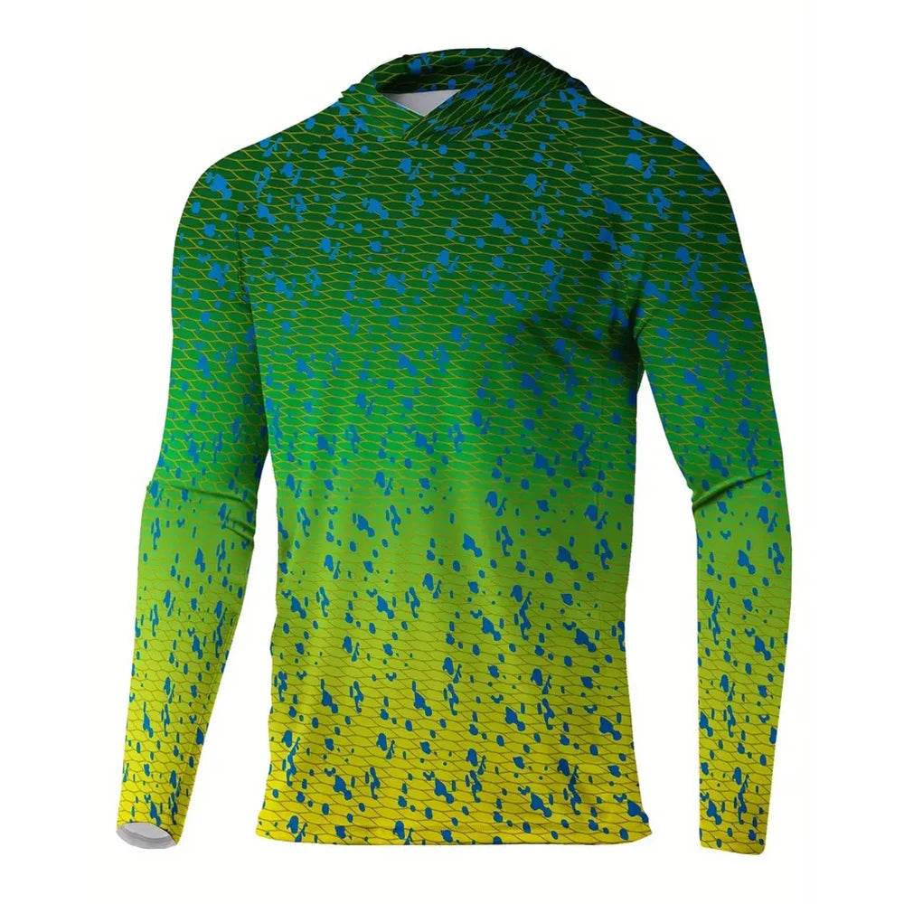 2025 Men's UPF 50+ Sun Protection Hoodie - Quick Dry & Breathable Shirt - Buy Center US