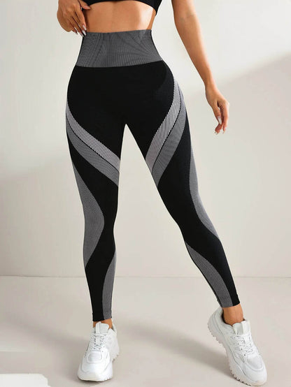 Women's High Waist Yoga Leggings - Seamless Tummy Control & Stretchy - Buy Center US