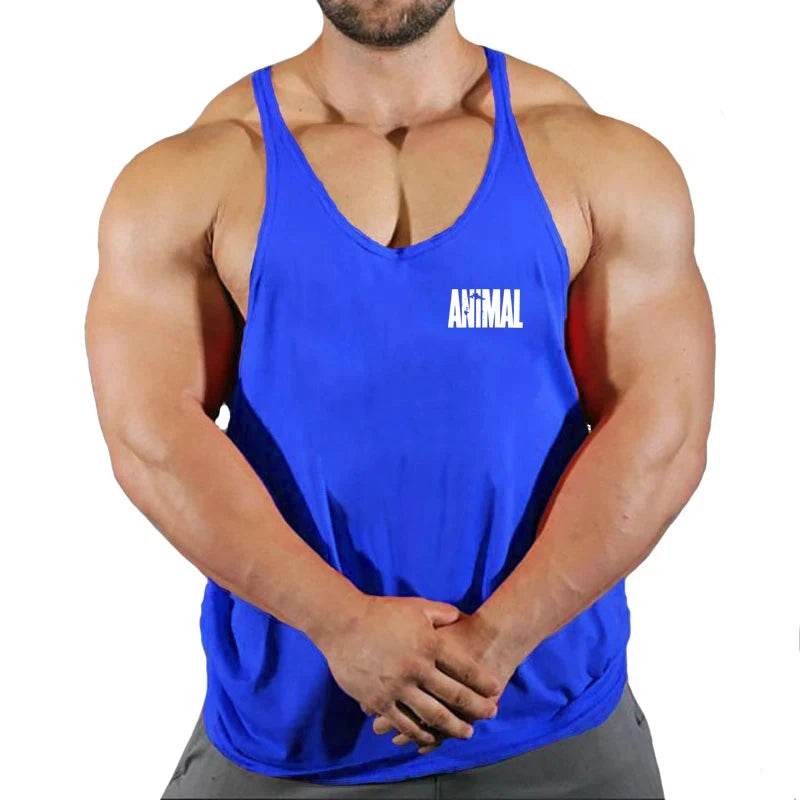 Men’s Fitness Stringer Vest - Casual Muscle Tank Top for Bodybuilding - Buy Center US