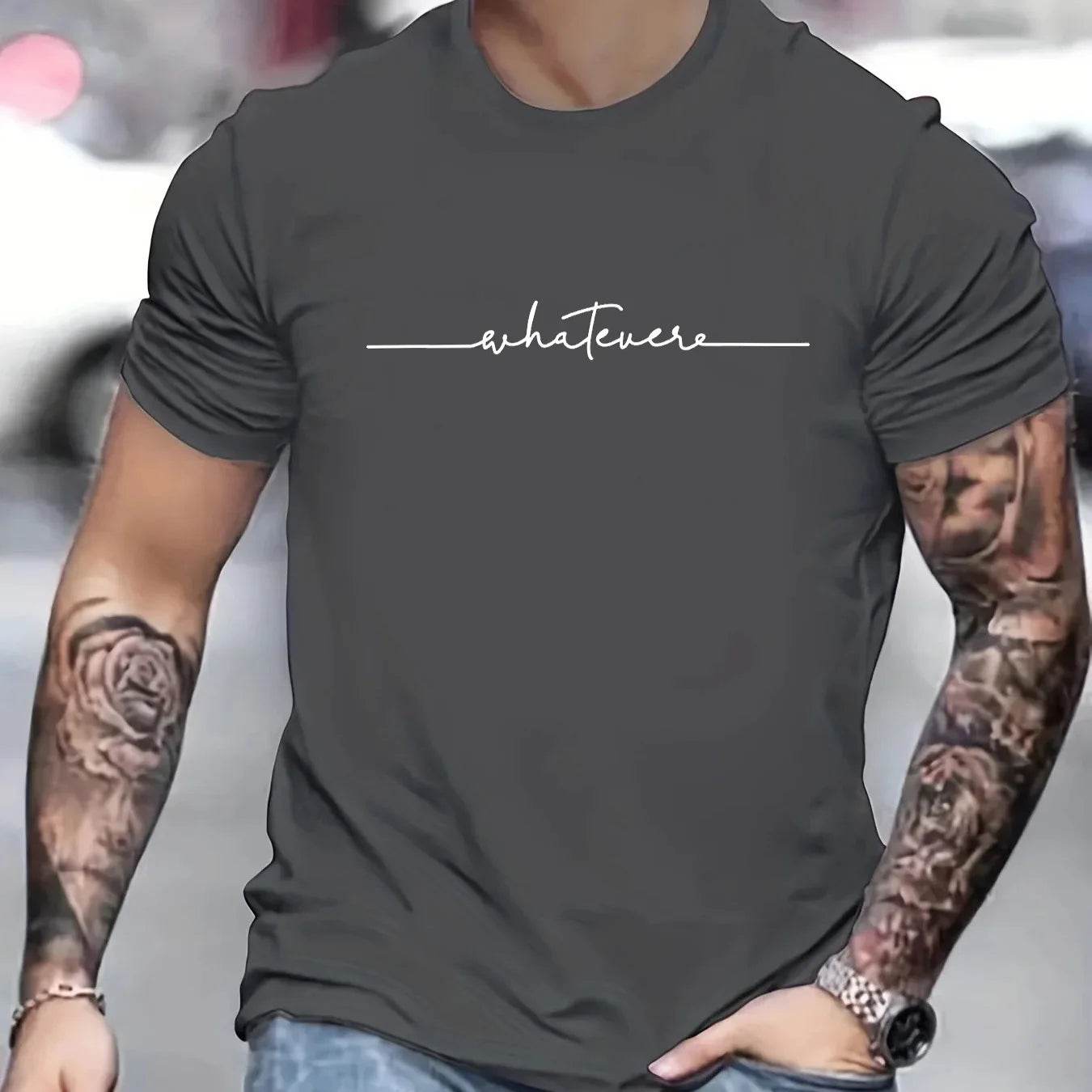 GUILAN Men's Casual Polyester T-Shirt - Lightweight Summer Round Neck - Buy Center US